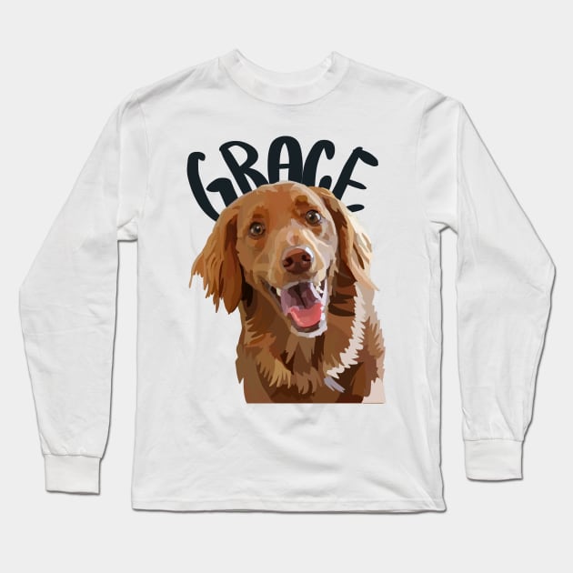 Grace! Long Sleeve T-Shirt by jrepkin